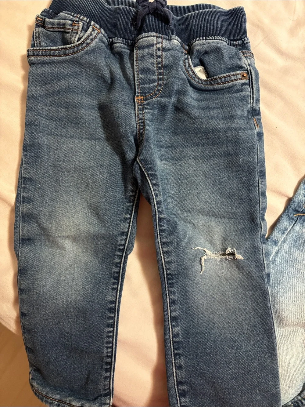 Toddler Jeans lot of 4 - Blue, Light Blue, Gray, Brown. Gap and cat n jack